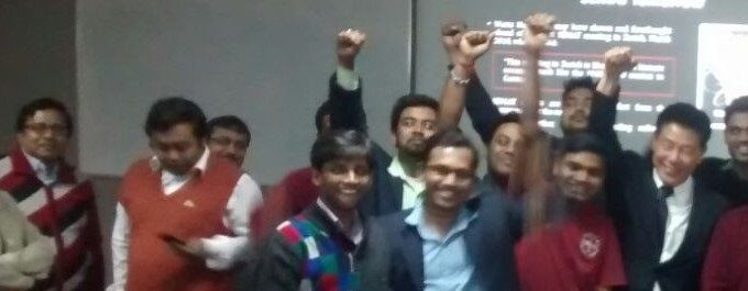 With members of India Chapter of SEMAT (Software Engineering Method and Theory) in Kolkata, India