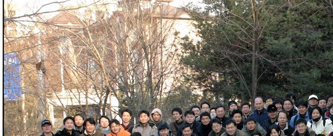 With software engineers at Samsung SDS when I was CTO for the company in Seoul, Korea