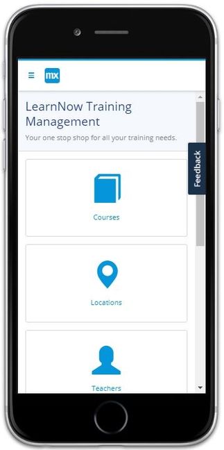 Figure 3. Home Page of LearnNow Training Management App